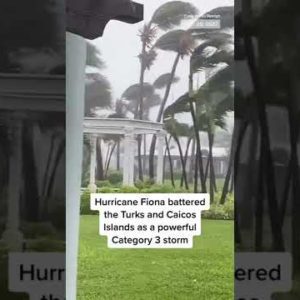 #HurricaneFiona Batters The #TurksAndCaicos Islands