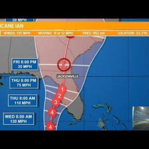Ian moves over Cuba as a Major Hurricane and Florida Forecast