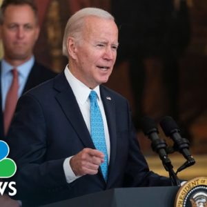 LIVE: Biden Delivers Remarks At White House Competition Council | NBC News