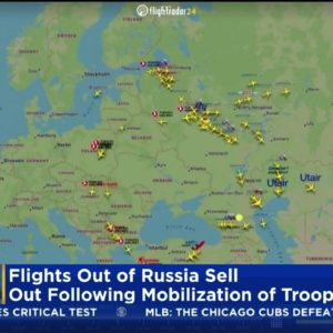Flights Out Of Russia Sell Out After Putin Calls For Troop Mobilization