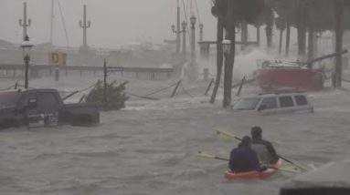 Watch Live: Major flooding in Downtown St. Augustine during Tropical Storm Ian