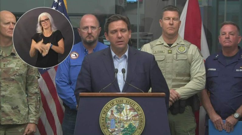 200K power outages in Florida so far, Gov. DeSantis says 'that's a drop in the bucket' of what's to