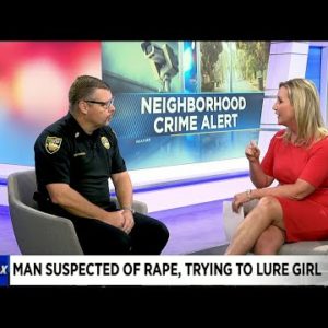 Man suspected of rape, trying to lure girl