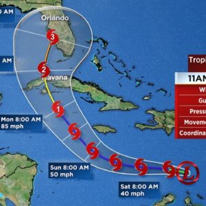 TRACK, MODELS, MORE: Central Florida in cone for projected Category 3 hurricane