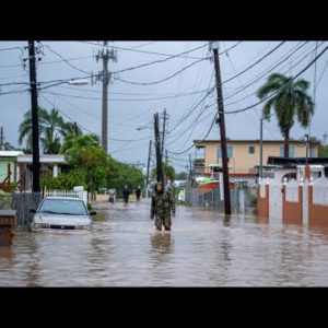 Hurricane Fiona slams Puerto Rico, leaving most of the island without power or clean water