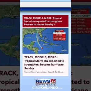SUNDAY 11 AM UPDATE | A turn toward the northwest is expected later Sunday for Tropical Storm Ian