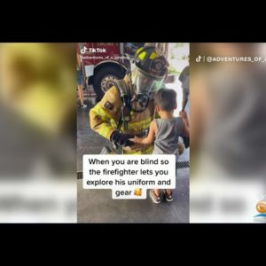 Blind Boy In Florida Has Wish Granted To Experience Life Of A Firefighter