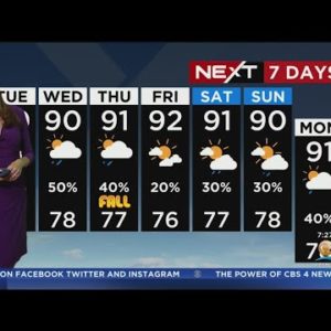 NEXT Weather forecast for Tuesday 9/20/2022