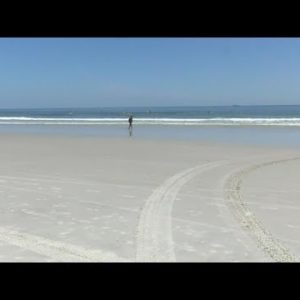 Conditions at Jacksonville beach: Calmer today after a dangerous weekend