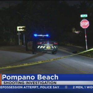 One person injured in Pompano Beach shooting