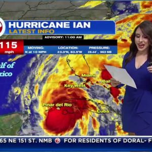 11 a.m. advisory: Hurricane Ian heading for Florida - more watches and warnings issued