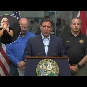 Press conference: Gov. Ron DeSantis discusses Hurricane Ian as it gets closer to the state