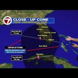 Tropical Depression Nine: Impacts becoming increasingly likely for Florida