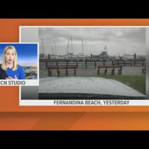 Fernandina Beach left with fallen trees and flooding after Hurricane Ian