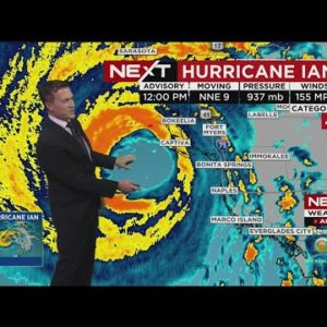 Tracking Hurricane Ian 9/28/2022 12PM