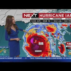 Tracking Hurricane Ian 9/28/2022 5AM