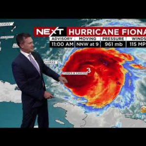 Tracking The Tropics: Hurricane Fiona - Tuesday Afternoon 9/20/2022