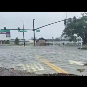Trooper Steve surveys flooding around Orange County