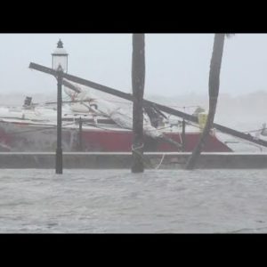 St. Augustine floods as Tropical Storm Ian continues to roll over First Coast
