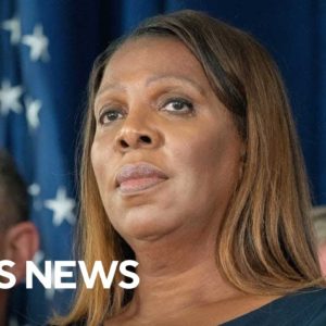 Watch Live: New York AG Letitia James makes “major announcement” | CBS News