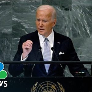 Watch President Biden’s Full Remarks At The U.N. General Assembly