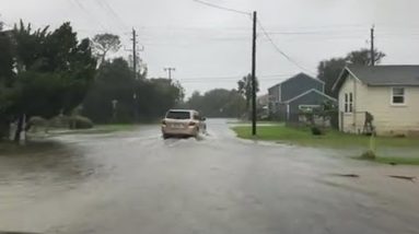 Water rising in St. Augustine due to Ian