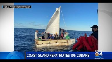 106 Cuban Migrants Intercepted Of Florida Keys Repatriated By Coast Guard
