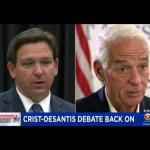 DeSantis vs. Crist: Florida Gubernatorial Debate Rescheduled For October 24