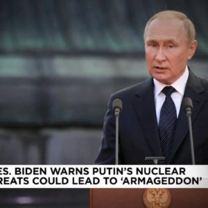 Biden warns Putin's nuclear threats could lead to 'Armageddon'