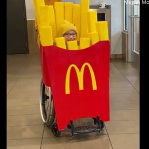 Boy wins free French fries for a year for best costume