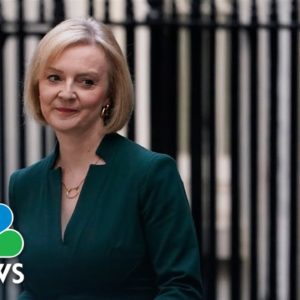 British Prime Minister Liz Truss Leaves Office