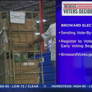 Broward election's department to begin sending out "Vote-by-Mail" ballots
