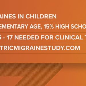 Brunswick researchers studying migraines in children