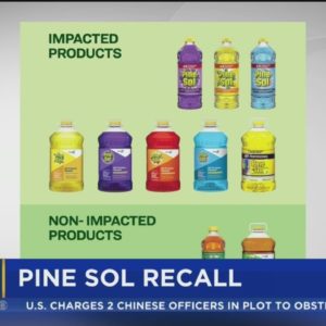 Clorox is recalling some scented Pine-Sol products