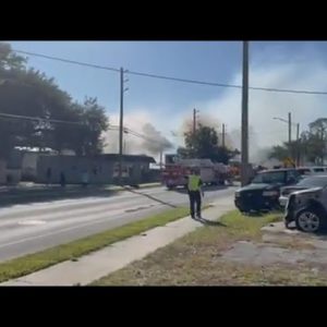 Crews respond to structure fire on Spring Park Road