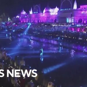 Indian city retains world record after lighting 1.5 million oil lamps in celebration of Diwali