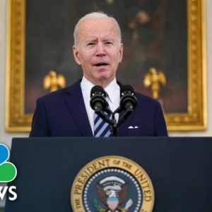 LIVE: Biden Delivers Remarks on Actions to Provide Relief to Families | NBC News