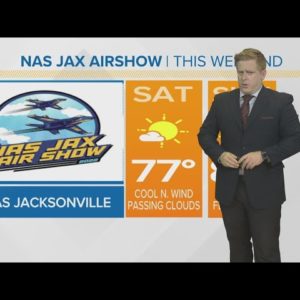 Discussing the weather for the NAS Jacksonville Airshow