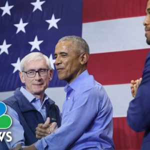Obama Says 'Democracy Is At Stake' In Midterm Elections As He Campaigns In Wisconsin