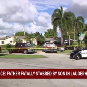 Father fatally stabbed by adult son in Lauderhill