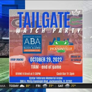 Gator Club holds tailgate watch party