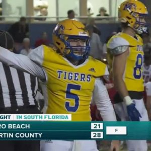 'Football Night in South Florida:' Martin County upsets Vero Beach, rivalries and more