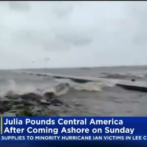 Hurricane Julia Makes Landfall In Nicaragua