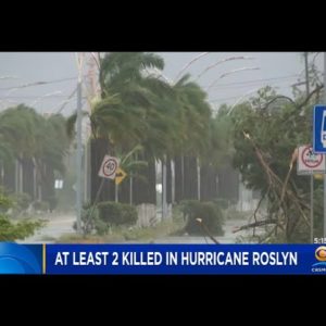 Hurricane Roslyn Kills At Least Two On Mexico's Pacific Coast