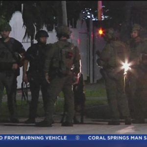 Large police investigation in Miami neighborhood