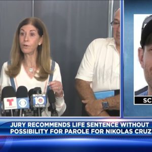 Linda Beigel Schulman reacts to the jury's verdict