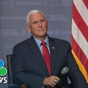Pence On Potential Trump 2024 Run: 'There Might Be Somebody Else I'd Prefer More'