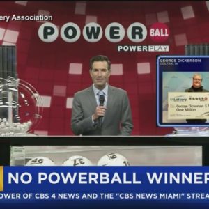 No big winner, Powerball jackpot rolling over