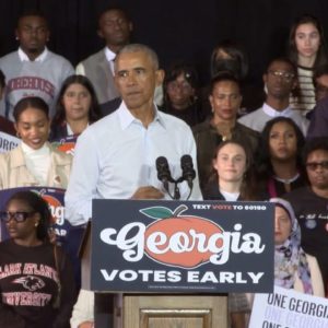Obama joins Biden, Harris on campaign trail for midterms