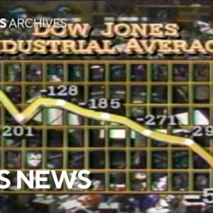 A look back at "Black Monday," the 1987 stock market crash | CBS News archives